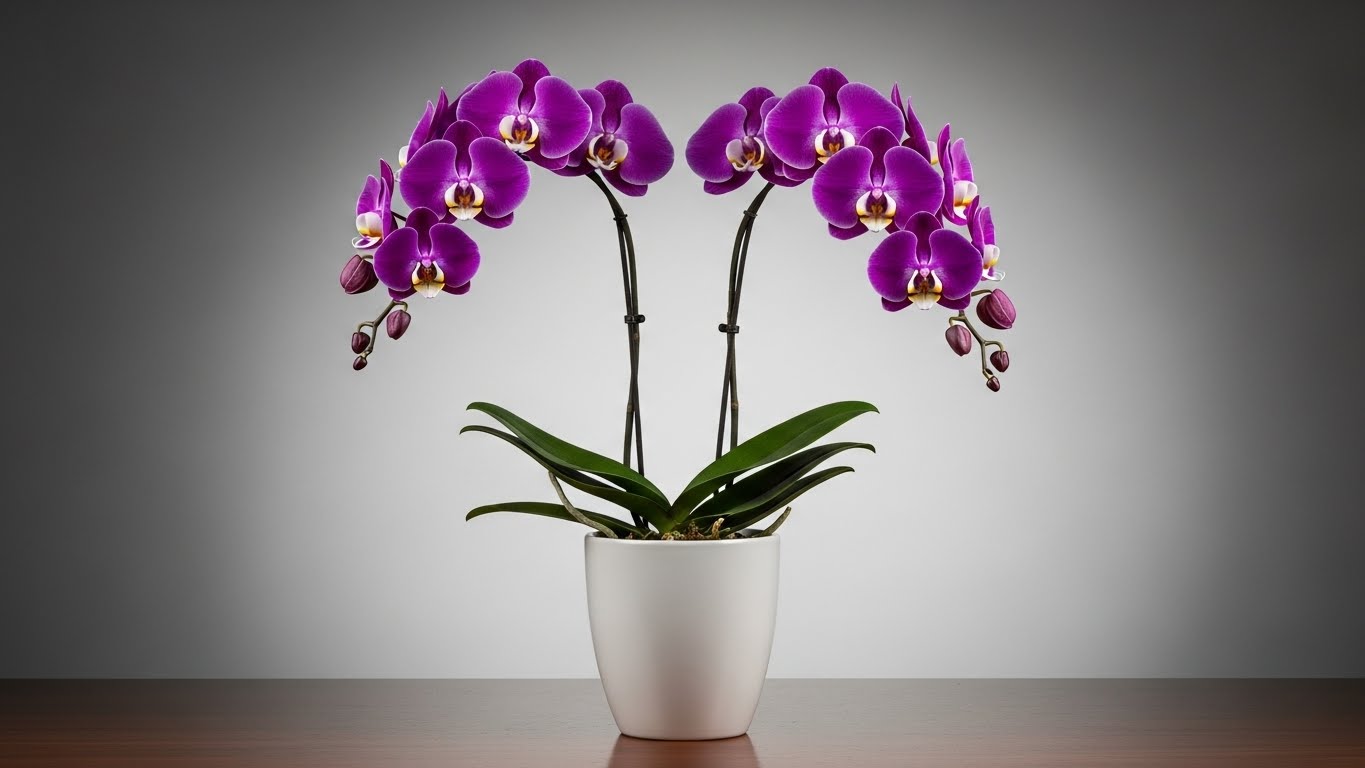 Mor Orkide (Phalaenopsis spp.)