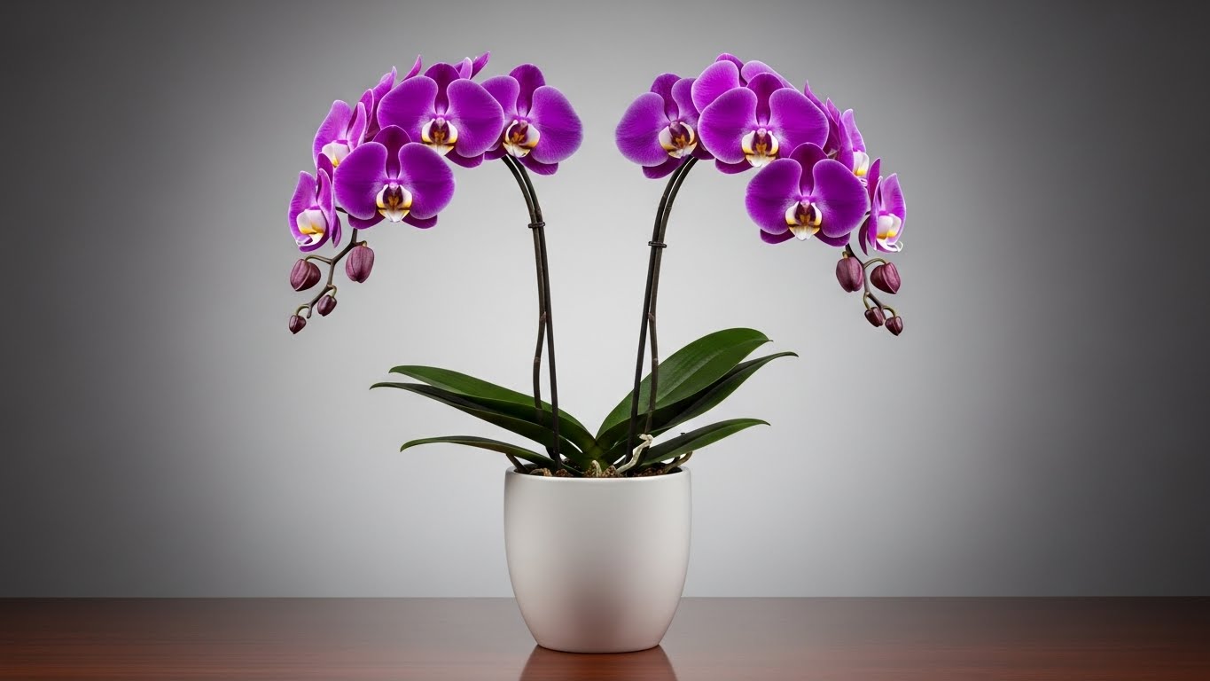 Mor Orkide (Phalaenopsis spp.)